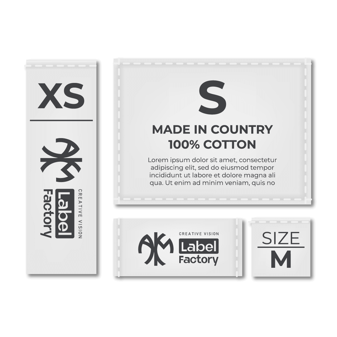 Size and Care Labels by Label Hub