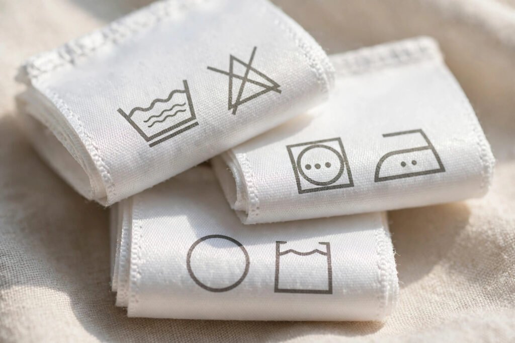 Size and care labels